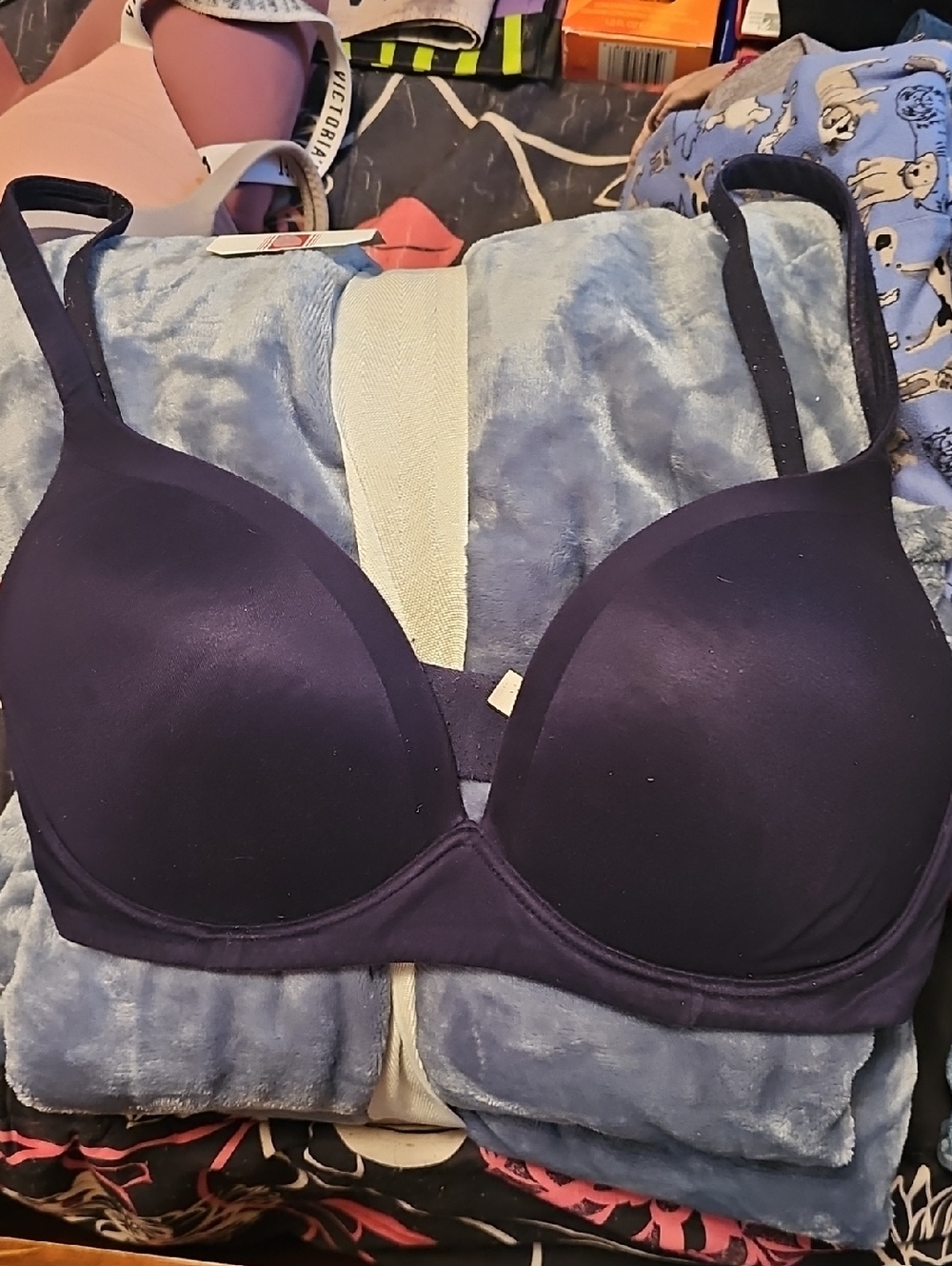 Victoria's Secret Navy Padded T-Shirt Bra